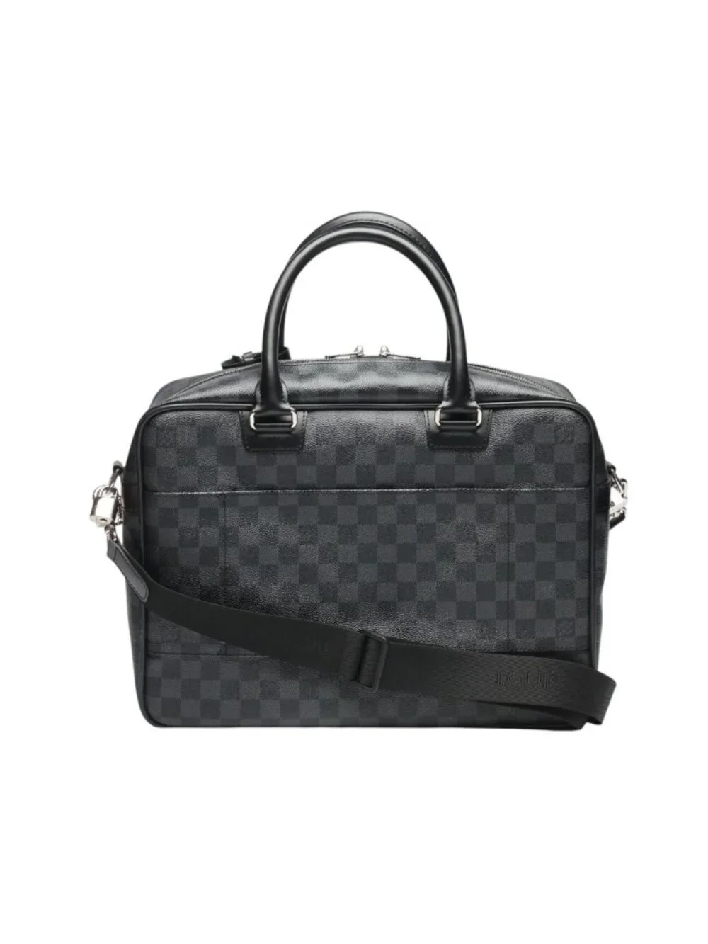Louis Vuitton Damier Graphite Business Icare Shoulder Bag Gray